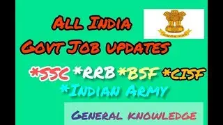 All India jobs 2019