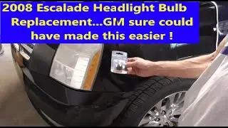 Замена ламп в фарах Escalade 2007–2013 гг. — GM должен был лучше спланировать этот вопрос!!!