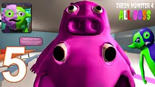 Green Monster 4 All Boss - Gameplay Walkthrough Part 4 - New Update (Android, iOS)