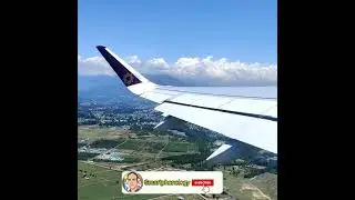 How Kashmirv valley looks from aeroplane ✈️🛫  🔥🔥  😎🆒 #Shorts