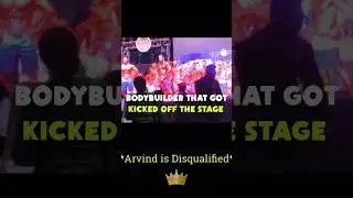 Bodybuilder that got kicked off the stage-Aravind Spartacus #gym
