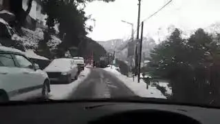 Hill drive Uttarakhand auli snow view / carstatus / carlover / whatsappstatus
