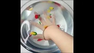 Water Slime ASMR Compilation | Satisfying Jiggly Clear Fruit Water Slime Videos