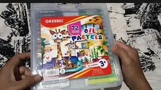 UNBOXING CRAYON GREEBEL 72 WARNA ADA WARNA APA AJA YA