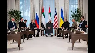 Rusia, Ucrania y EU iniciaron reuni&oacute;n en Abu Dabi en medio de gran hermetismo y el pesimismo de expe