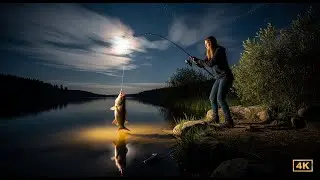 100KG MONSTER FISH Caught at Midnight! 🌕💥 (Solo Night Fishing Adventure)