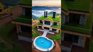 Eco-Dream Cabin Built in DAYS: Fastest Hilltop Timelapse Ever! 🌿🏔️