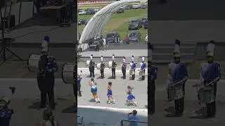 Gouverneur N Y marching band at the St. Lawrence county fair day parade 7/30/25