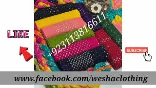 Latest Unstitched Chunri Shiffon 3pc dresses