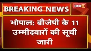 Loksabha Election 2019: List of 11 Candidates For Bjp | MP की 3 सीटों पर प्रत्याशी घोषित