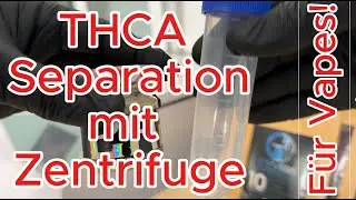 THCA Separation mit Zentrifuge f&uuml;r Cartridges FAIL