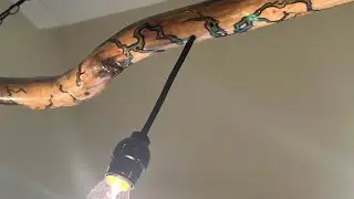 Driftwood chandelier project!