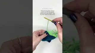 CROCHET: how to make twisted fringe #shorts #crochet #crochettips #crochettutorial #crochetfringe
