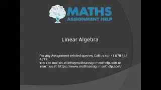 Linear Algebra Assignment Help