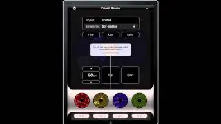 Loopseque. Music app for iPad. Project Screen