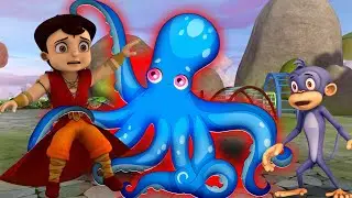 Super Bheem - Monster Octopus Strike | Cartoon for kids | Adventures videos for kids
