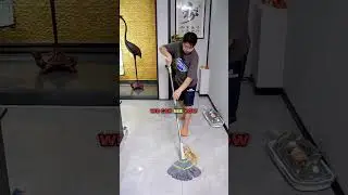 Innovative Chinese Mop Impresses with Moisture Absorption #mop #cleaning #house #china #innovation