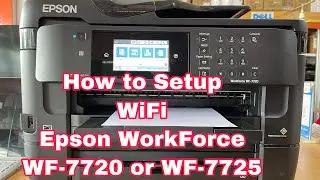 Как настроить Wi-Fi для Epson WF-7720 | WF-7725 | WF-7710
