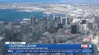 California Population Declines For First Time