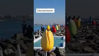 best free beaches in Dubai #dubaibeach