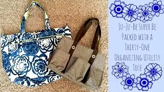 Ju-Ju-Be Super Be packed using a Thirty-One Utility Tote