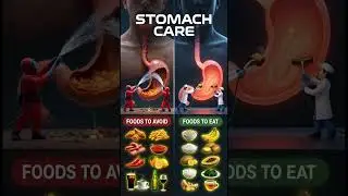 Foods to Avoid vs Foods to Eat for a Healthy Stomach #yourhealthbook #guthealth #healthystomach