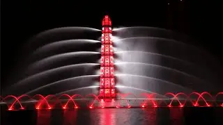 Lake of Illusions Night Show OCT Shanghai Happy Valley China