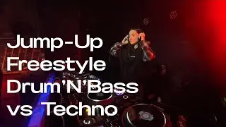 Jump-Up Freestyle 💥 | Dancefloor-Ready Drum&rsquo;n&rsquo;Bass vs Techno DJ Set | MISSLORI at XMAS DAY RAVE