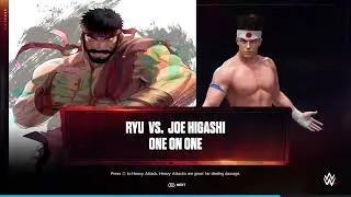 WWE 2K24 : Ryu VS Joe Higashi 2 out of 3 Falls Match!