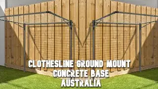 ✅ Install an Outback Clothesline | Ground Mount | Concrete Pour | 3m