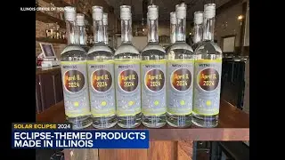Eclipse-themed products made in Illinois ahead of April 8 total solar eclipse