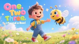 One, Two, Three, I Found a Bee | Fun Counting Rhyme for Kids | English Children&rsquo;s Song