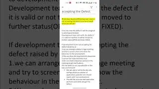 Development Team not accepting the defect? |Functional testing|Scenario 11