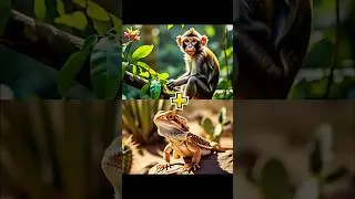 Monkey + Chameleon