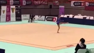 Sandra Ferrer Rhythmics gymnastics 2015