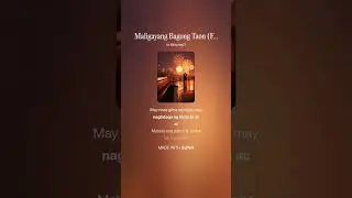 Maligayang Bagong Taon (Filipino Ballad Male) Happy New Year | Verman Bedessee and BDC A.I.M. Band