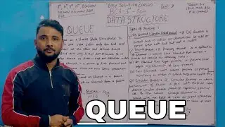 QUEUE I Data Structure l BCA-3rd Sem l Type l Operation l REAR/FRONT I FIFO I 15 MARKS I EASY I CCSU