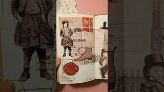 vintage journal #artjournal #scrapbook #journaling #journalshort #asmr #fyp #relaxing #forsleep