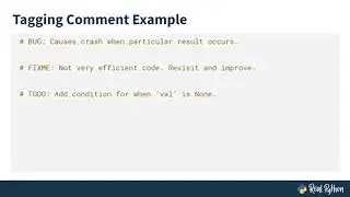 Documenting vs Commenting Code in Python