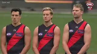 Western Bulldogs vs Essendon pre-game National anthem | Elimination Final 2021