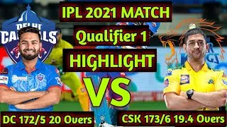 IPL 2021 Match 57 Highlights|Qualifier 1 CSK VS DC MATCH IPL 2021 Playoffs #shorts #ipl2021 #msdhoni