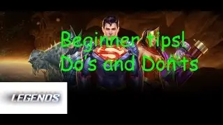 DC LEGENDS: Beginners tips and tricks! DOS AND DON'TS!