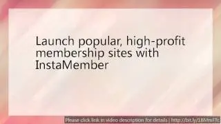 Guide of Wordpress Membership Plugin - Instamember
