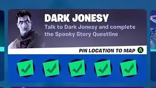 All Dark Jonesy Quests in Fortnite! Fortnite - Legendary Quest! Chapter 2 Season 8