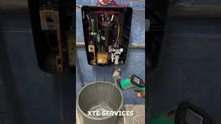 Testing Panasonic water heater after repair. #repair #panasonic #waterheater