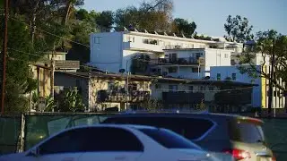 Apartment Complex In LA Stock Video