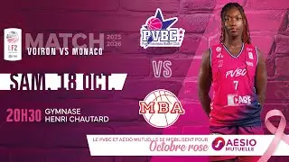[REPLAY] PVBC VS Monaco - 4&egrave;me journ&eacute;e de LF2 - saison 25/26