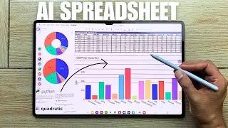 AI Spreadsheet for Android Tablets &ndash; Quadratic AI | Best Free Alternative to Excel