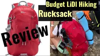 Budget Rucksack Review & Features Sold by LiDL 30 lt Day Backpack Hiking Climbing Hill Walking pack