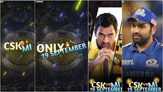 Csk Vs Mi ❤️ || Indian Premier League Special Status ⚡ || Ipl Status 2021 || Ipl Is Back || Mr_Saru
